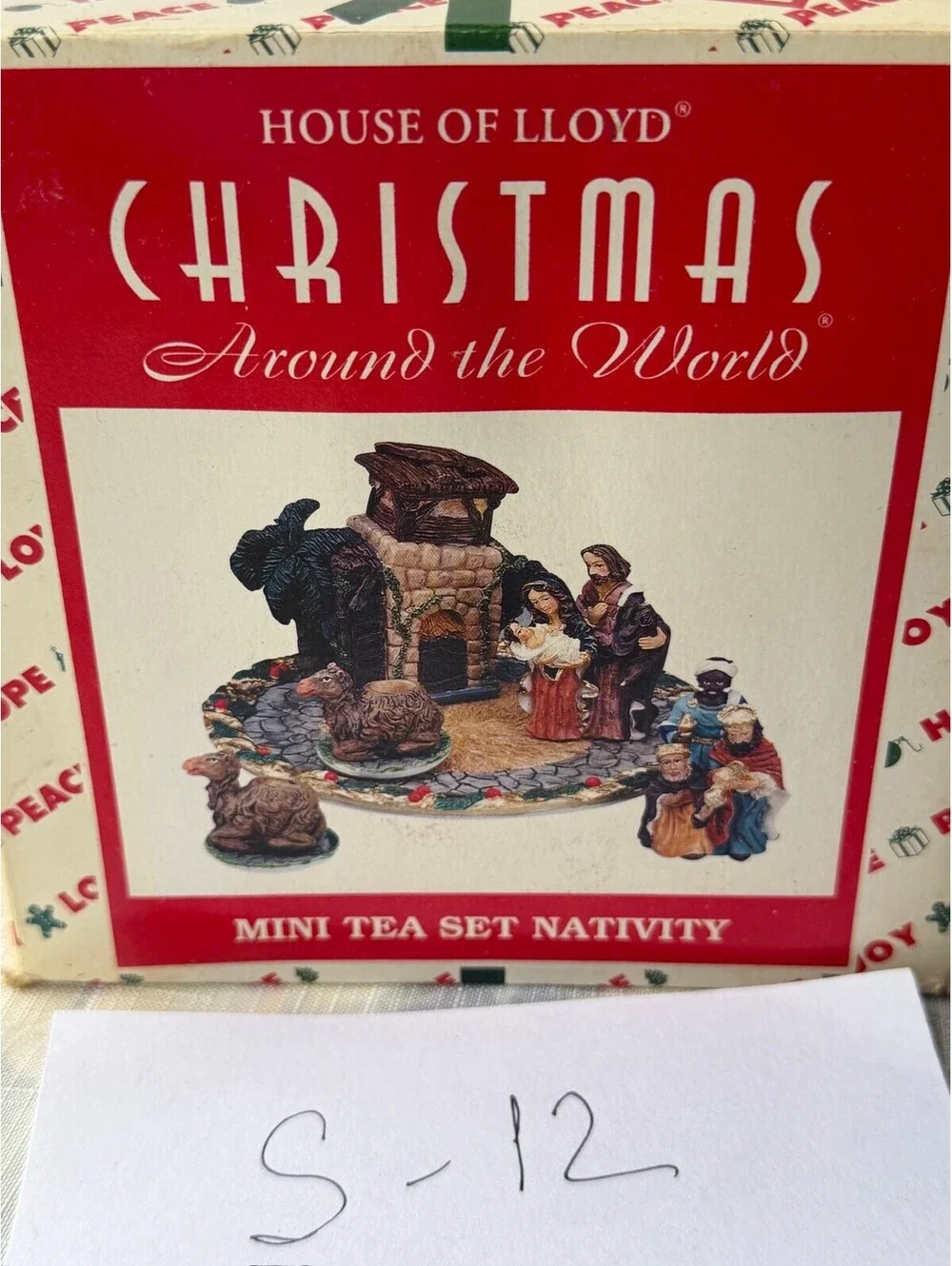 House of Lloyd Christmas Around the World Mini Tea Set Nativity S-12